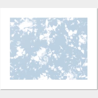 Fog blue Storm - Tie Dye Shibori Texture Posters and Art